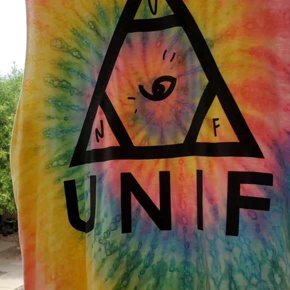UNIF Tie Dye Logo Tank - Picture 7 of 12